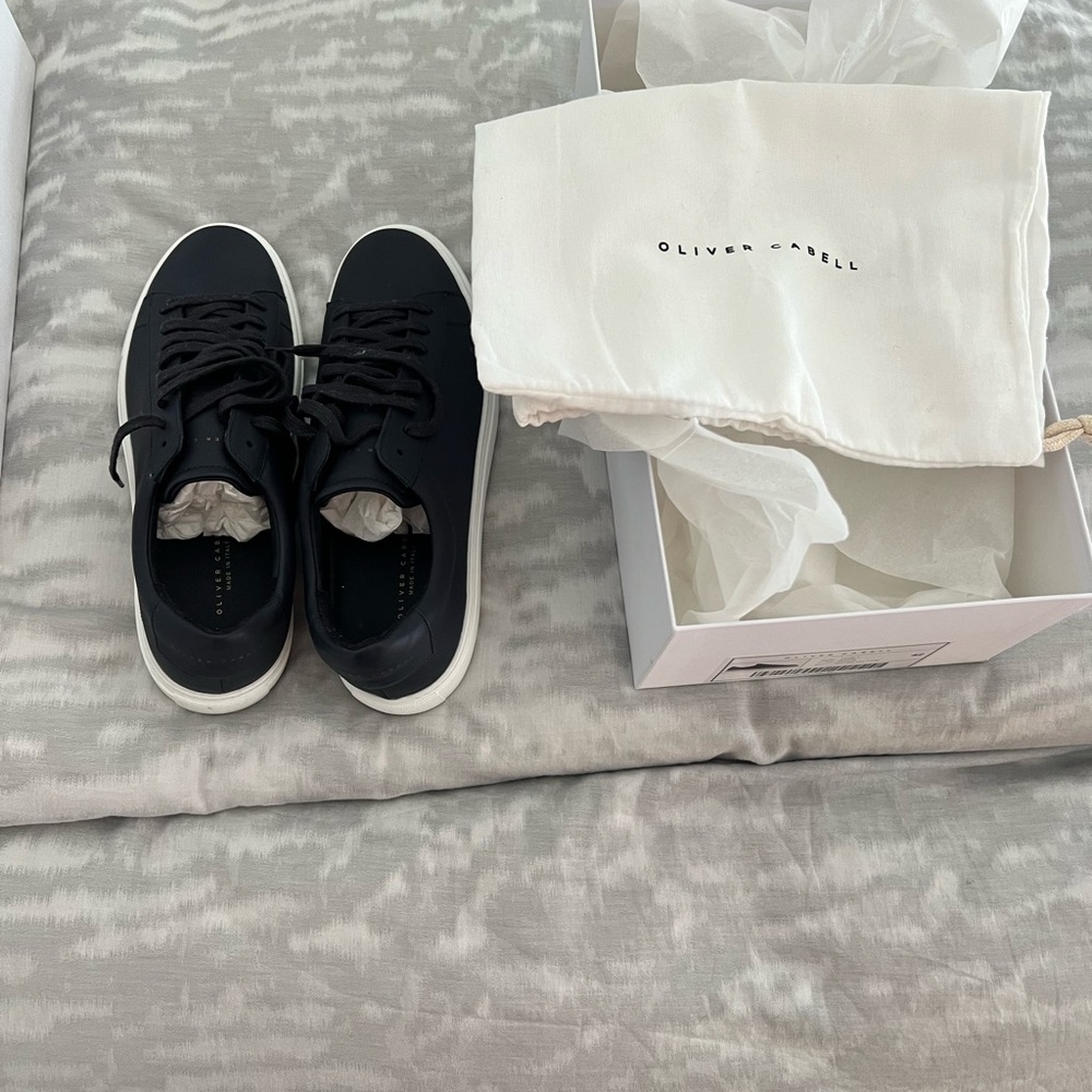 Oliver Cabell Mens Leather Sneakers